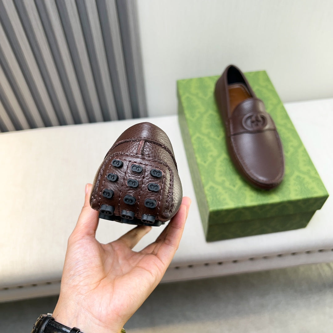 Gucci Premium Leather Loafers