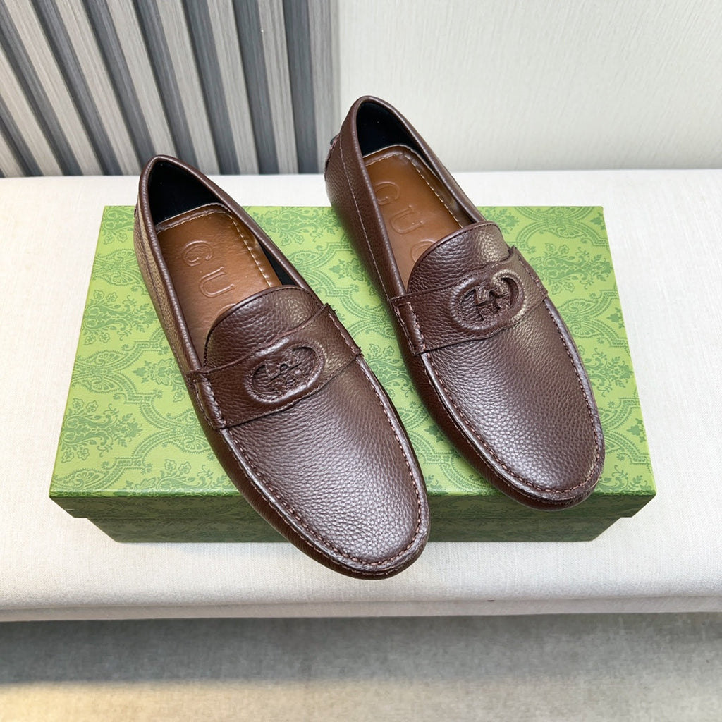 Gucci Premium Leather Loafers