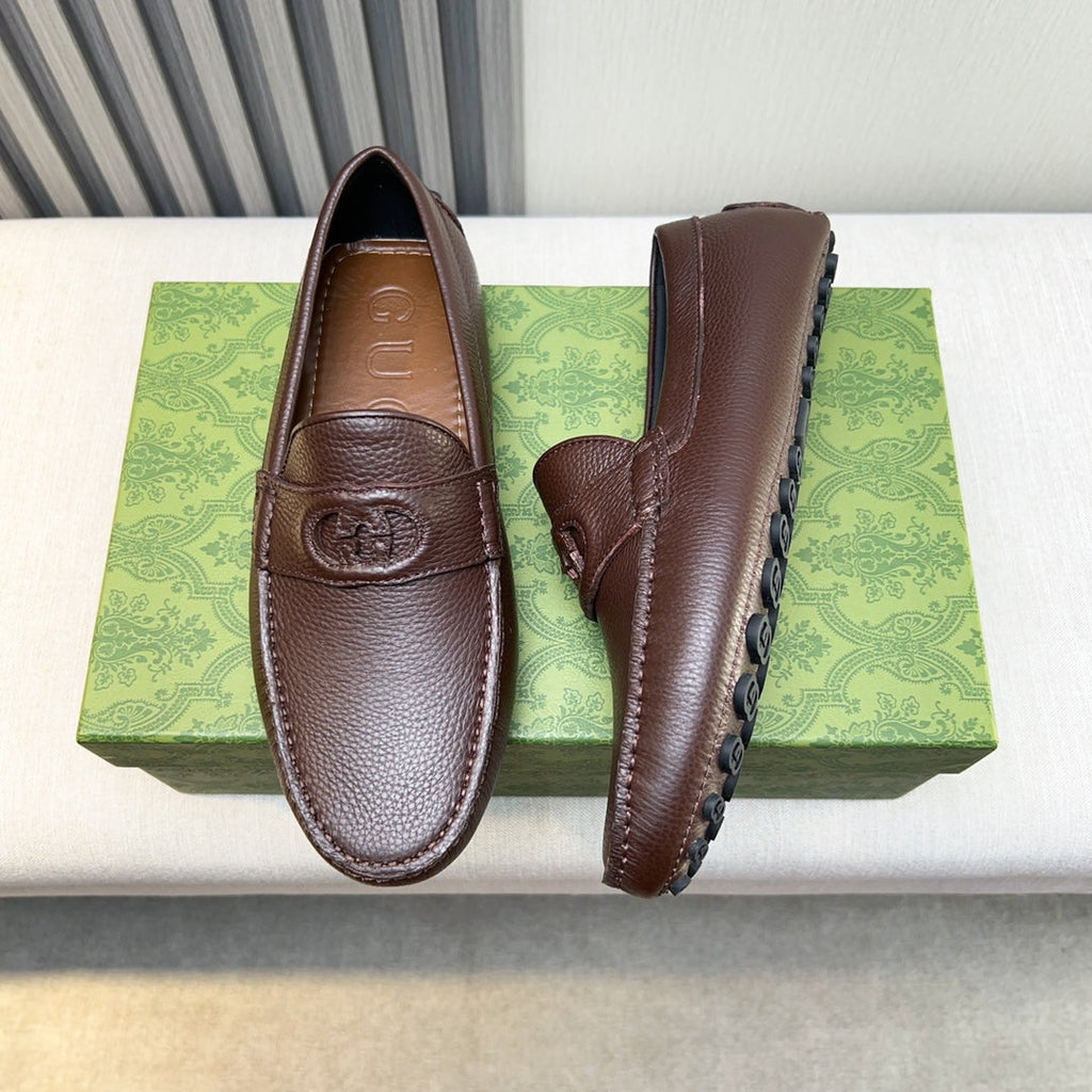 Gucci Premium Leather Loafers