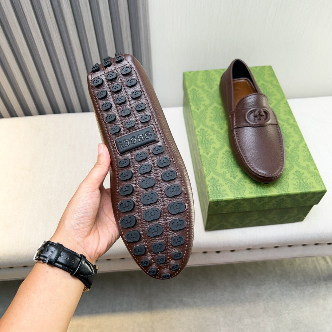 Gucci Premium Leather Loafers