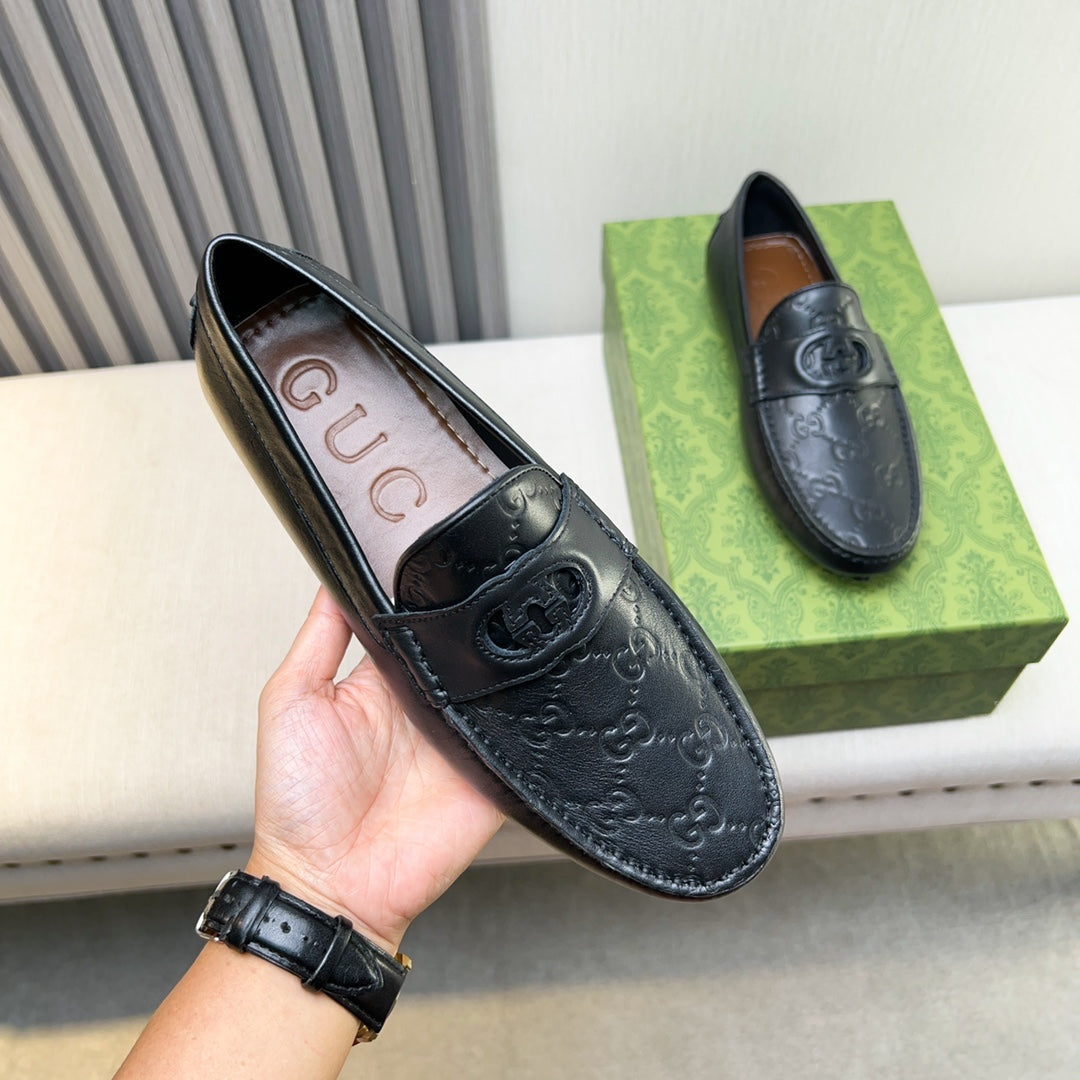 Gucci Premium Leather Loafers