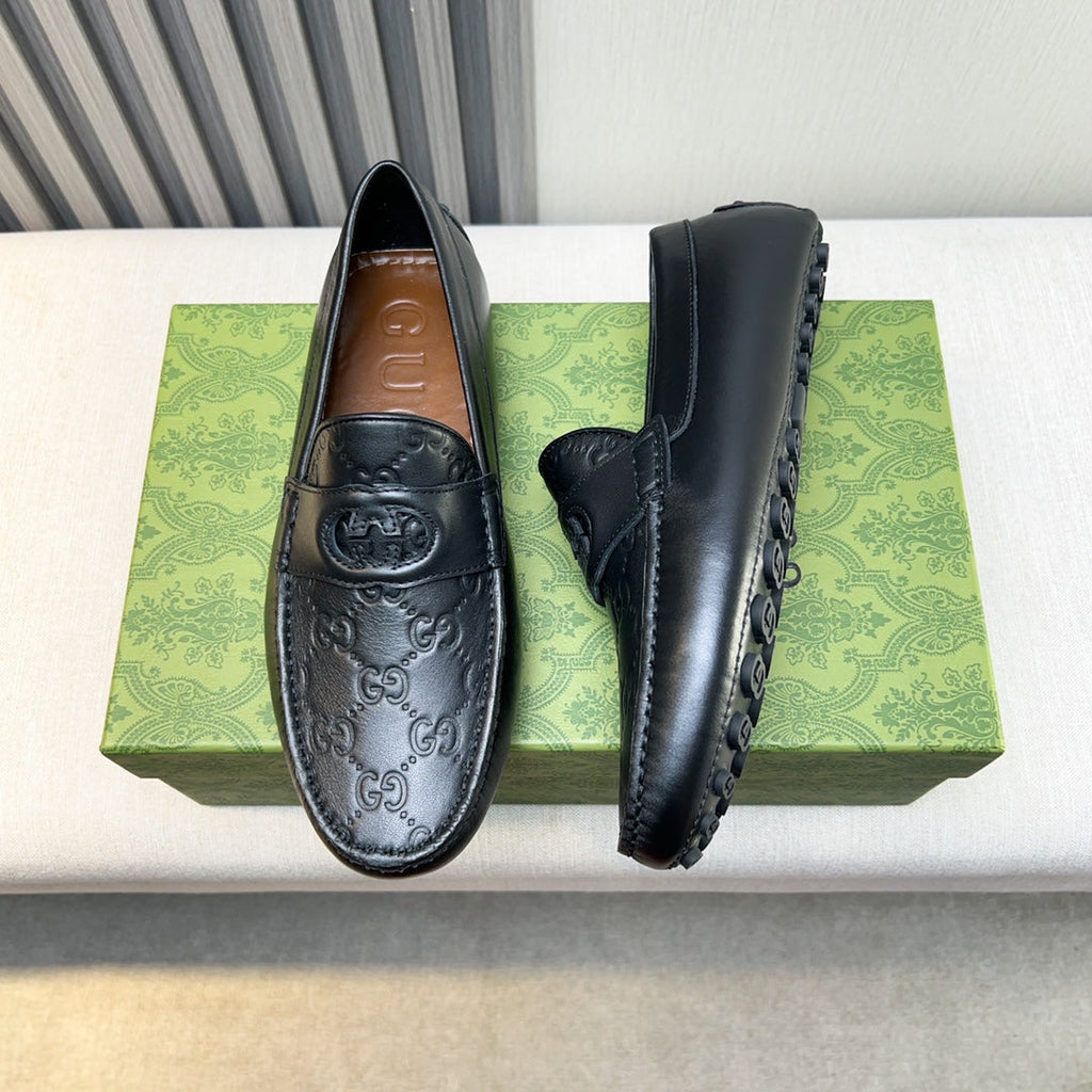 Gucci Premium Leather Loafers