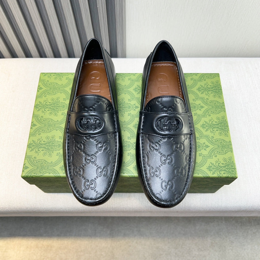 Gucci Premium Leather Loafers