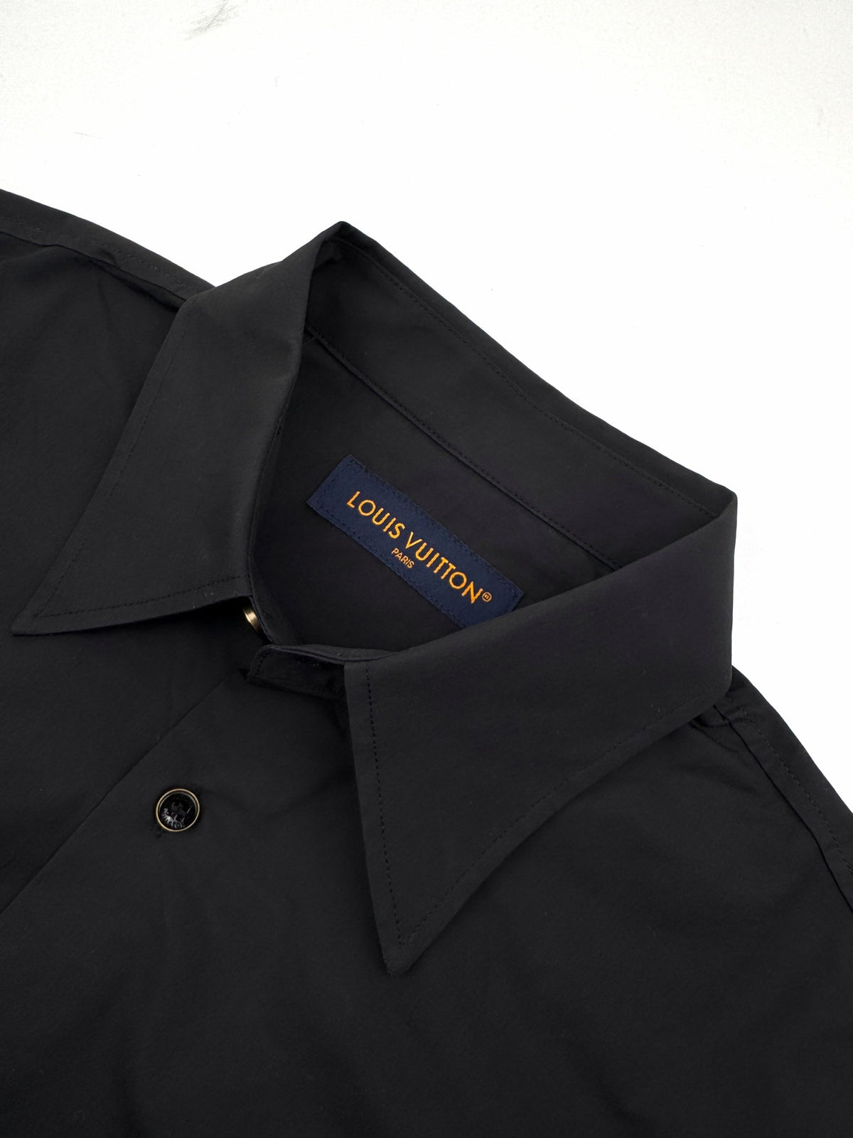 Louis Vuitton Beaded Signature Silk Blend Shirt