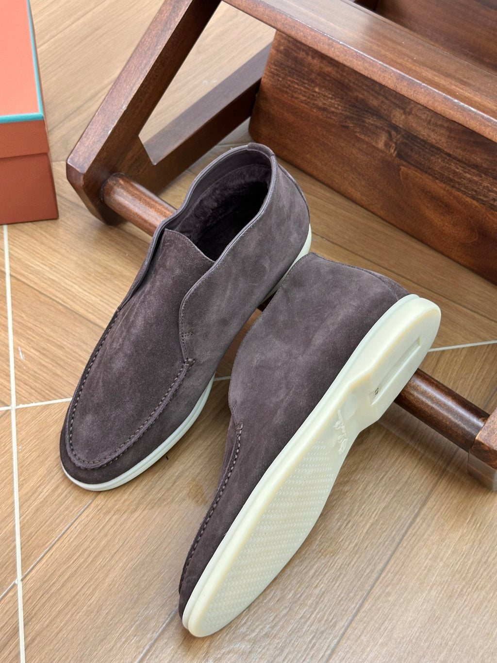 Loro Piana Men's Fur-Lined Boots