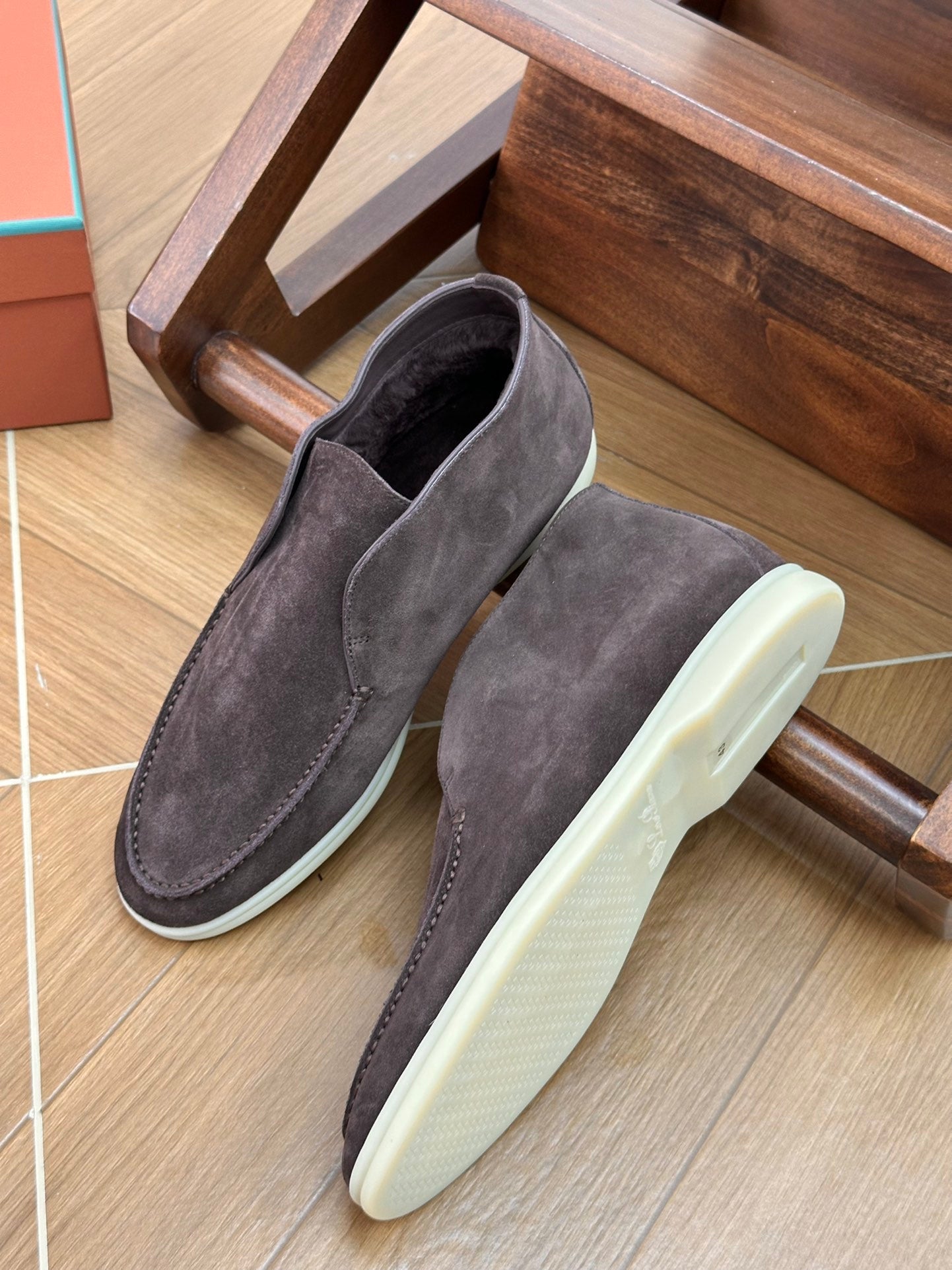 Loro Piana Men's Fur-Lined Boots