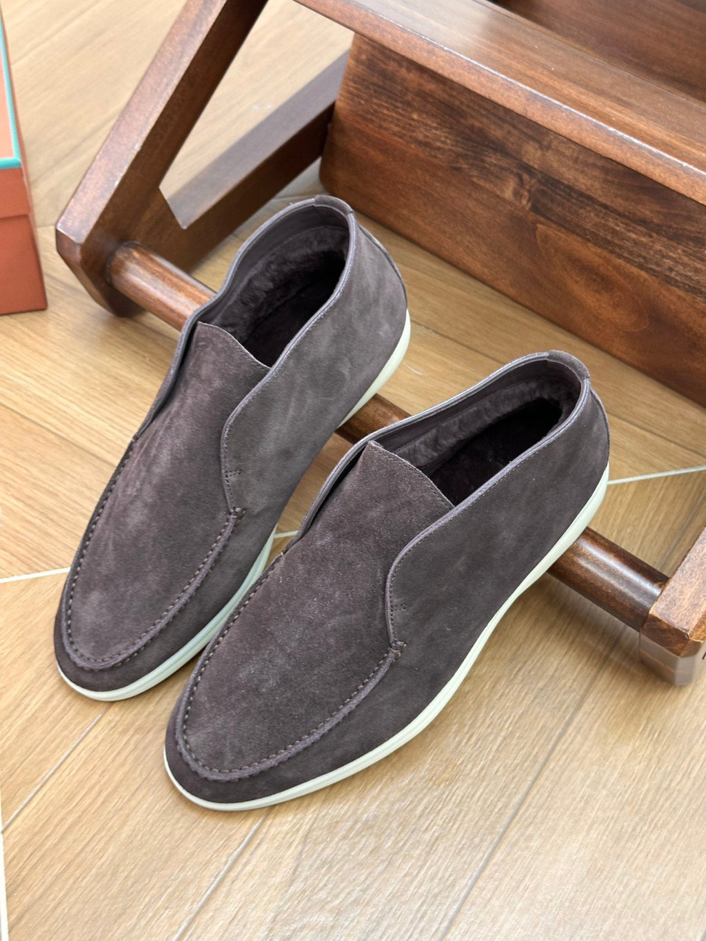 Loro Piana Men's Fur-Lined Boots