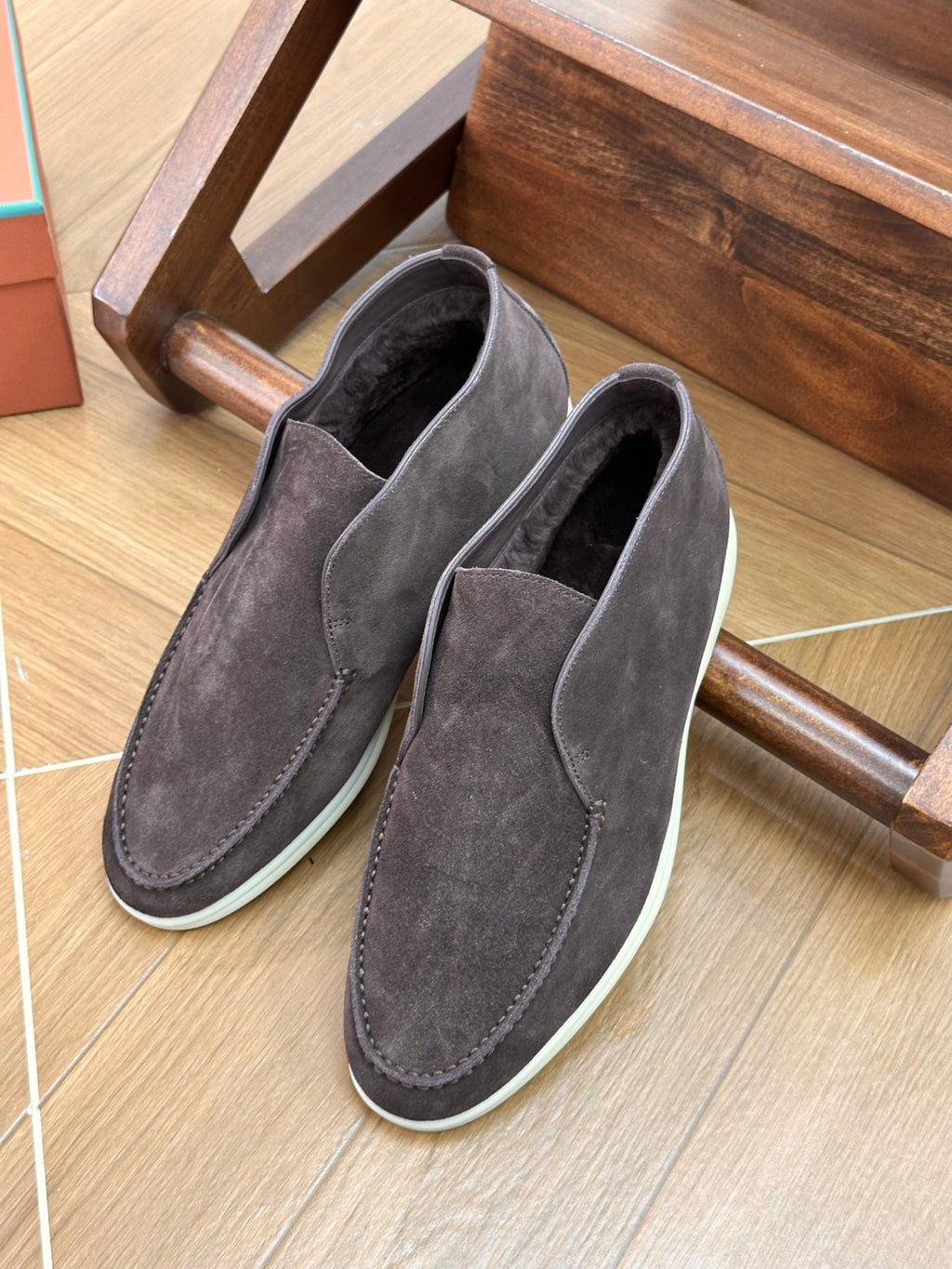 Loro Piana Men's Fur-Lined Boots