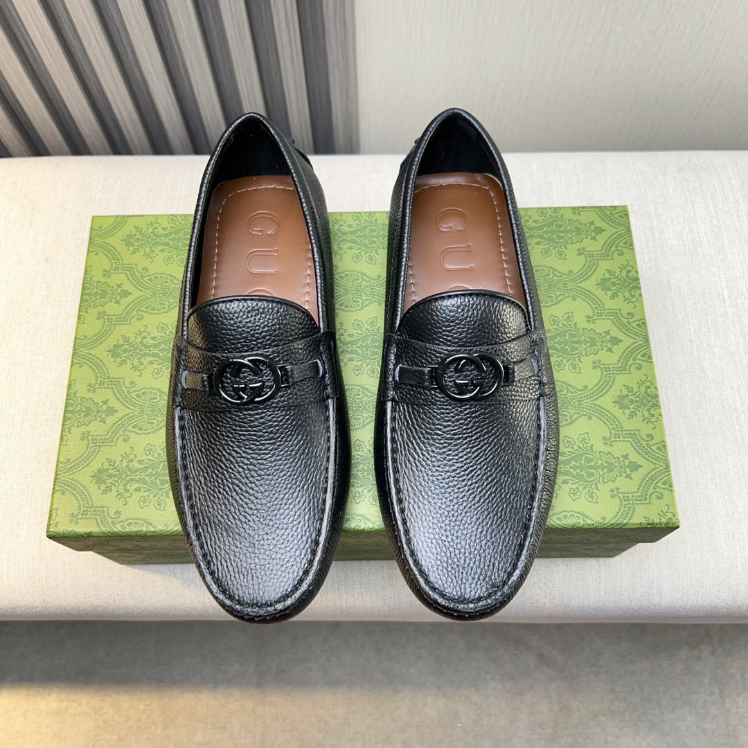 Gucci Premium Leather Loafers