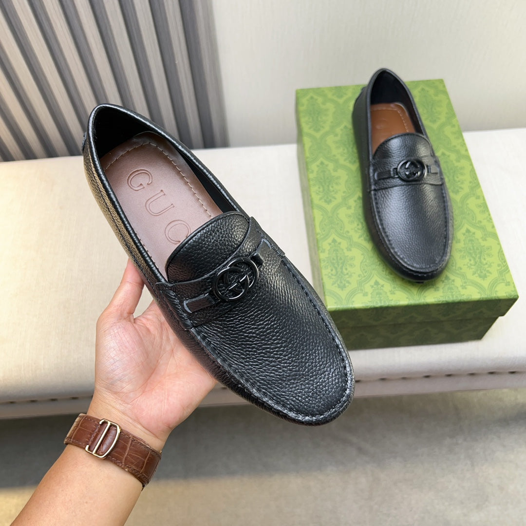 Gucci Premium Leather Loafers
