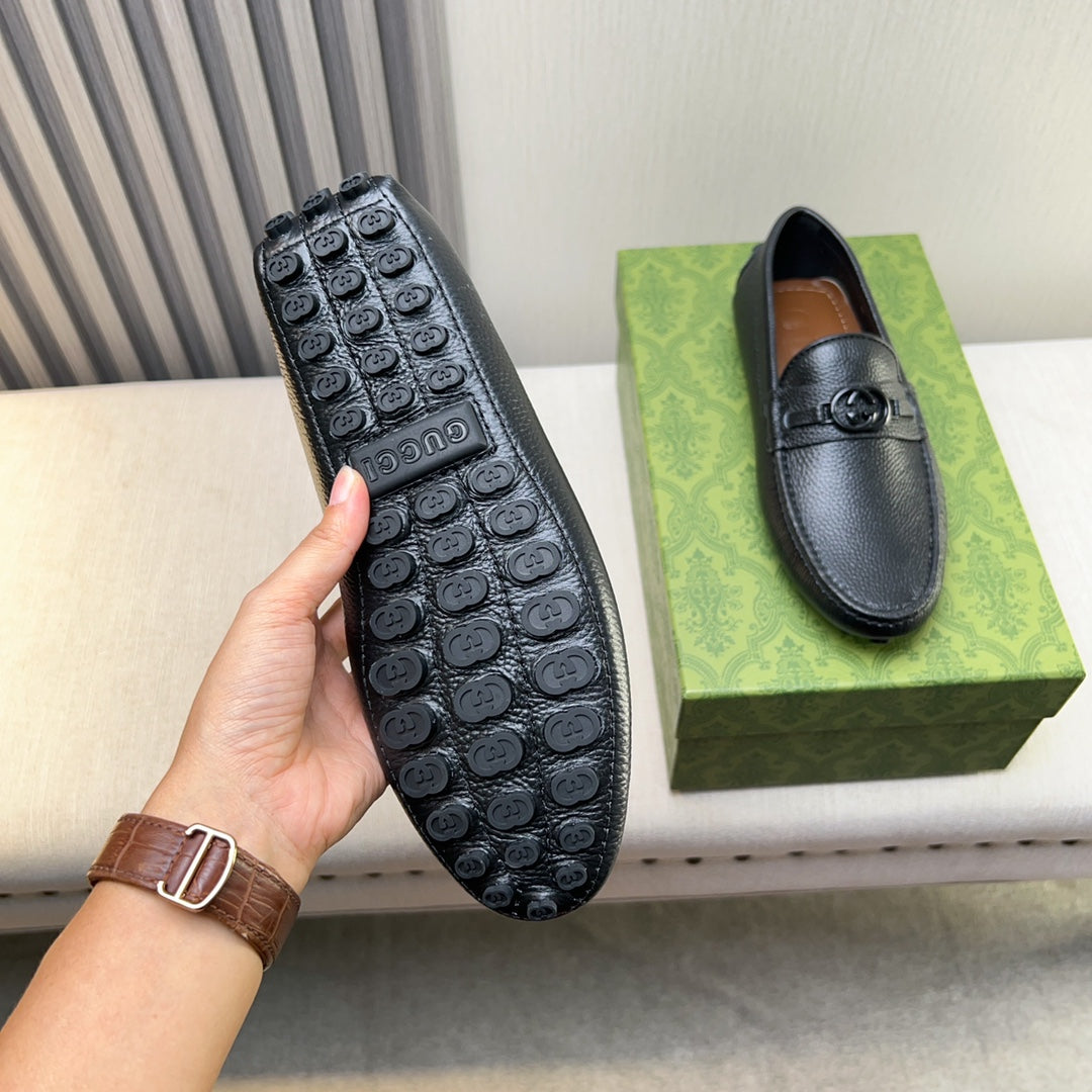 Gucci Premium Leather Loafers