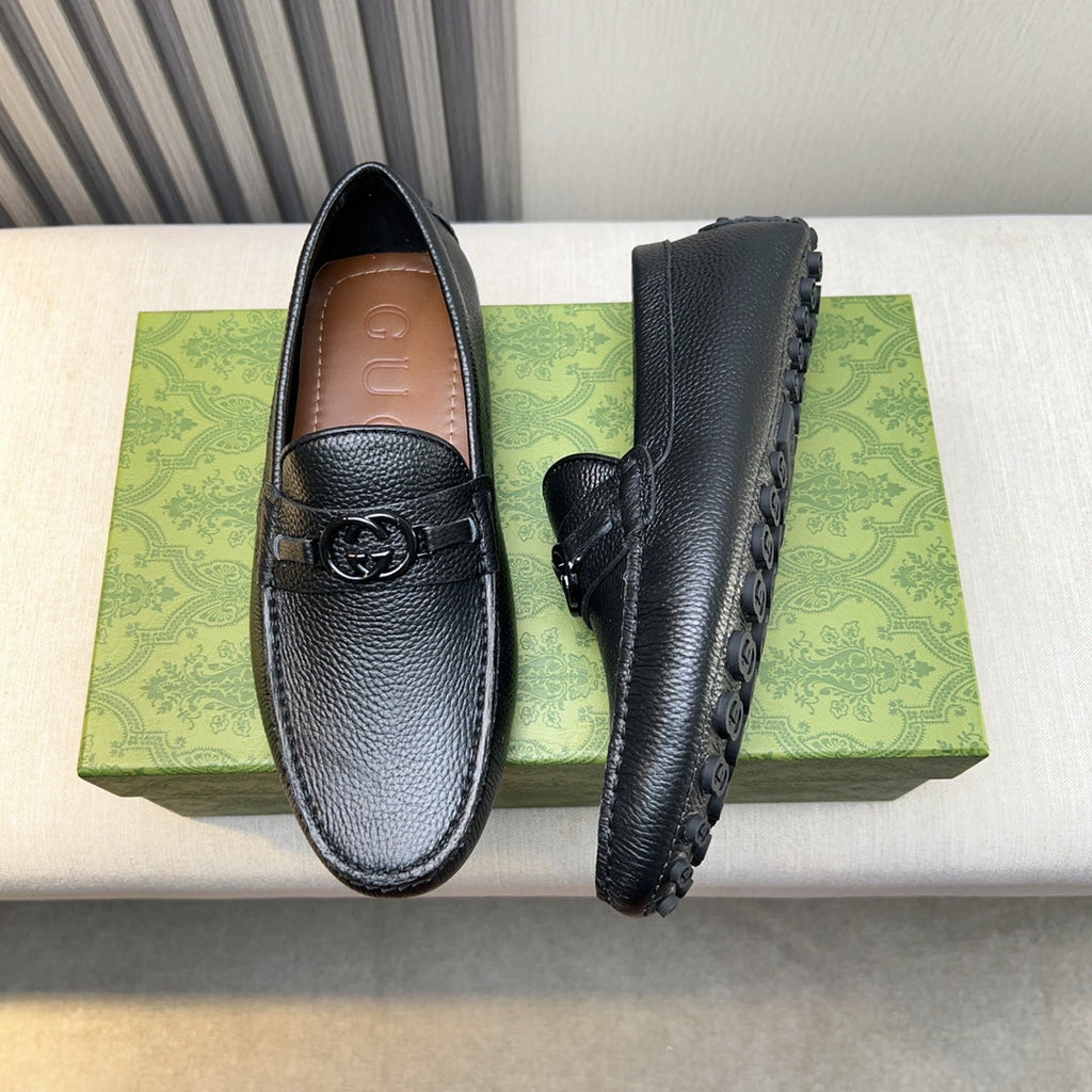 Gucci Premium Leather Loafers