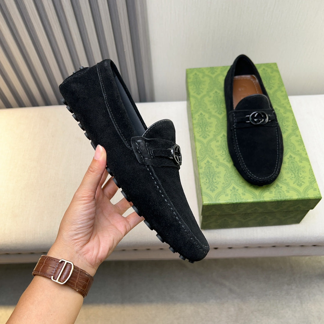 Gucci Premium Leather Loafers