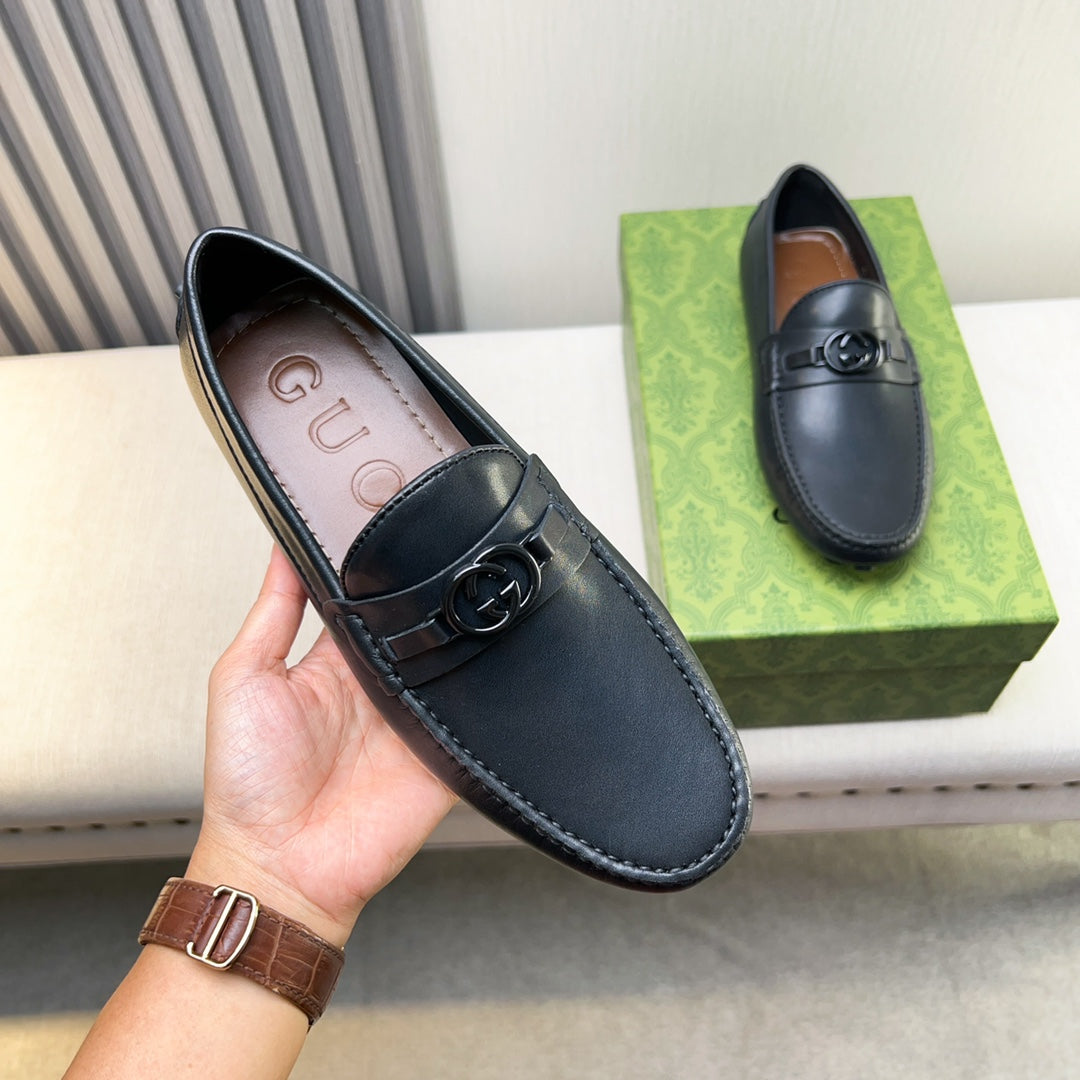 Gucci Premium Leather Loafers