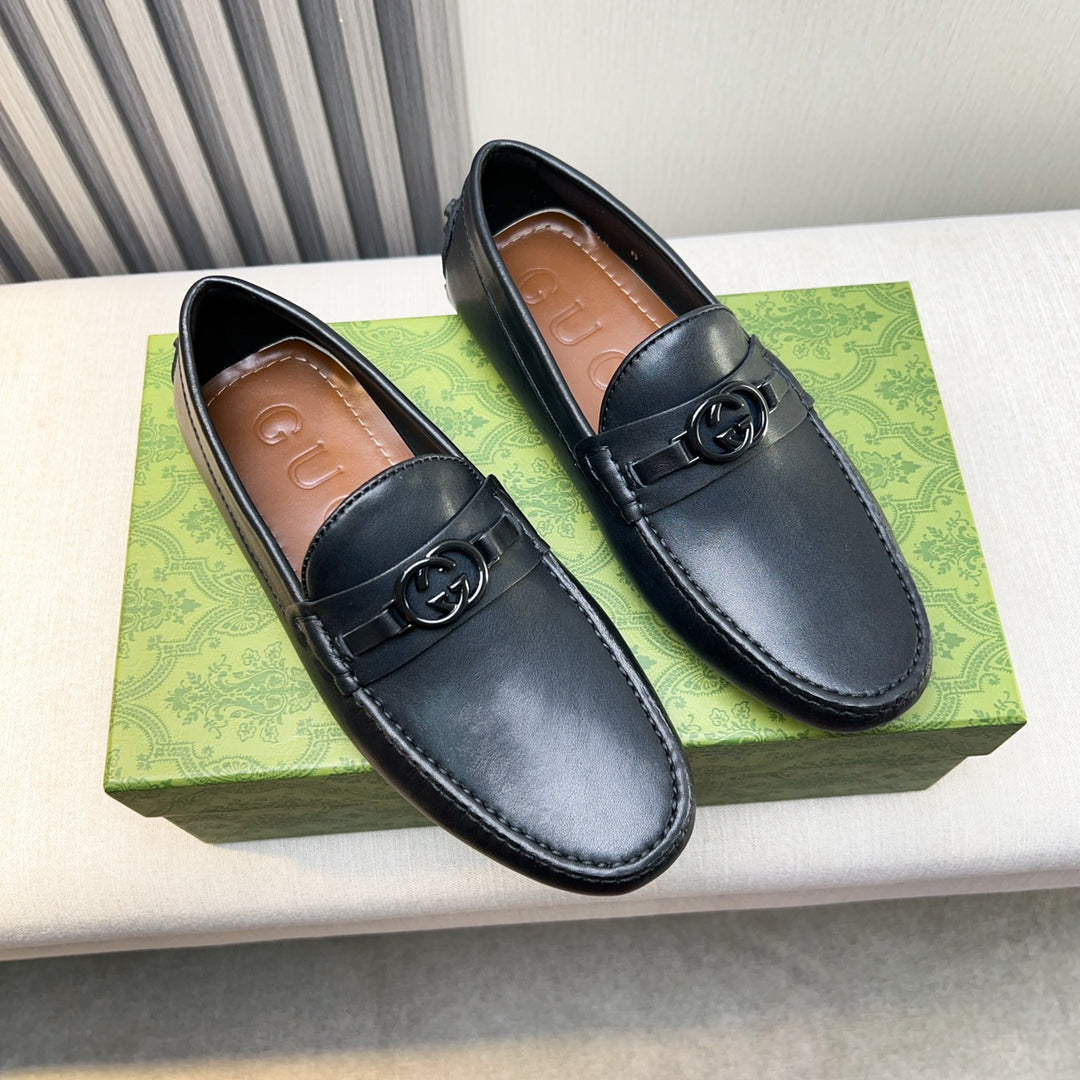 Gucci Premium Leather Loafers