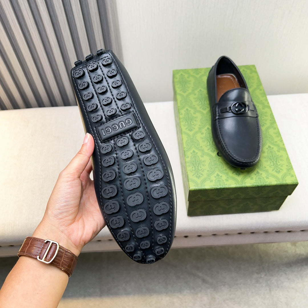 Gucci Premium Leather Loafers