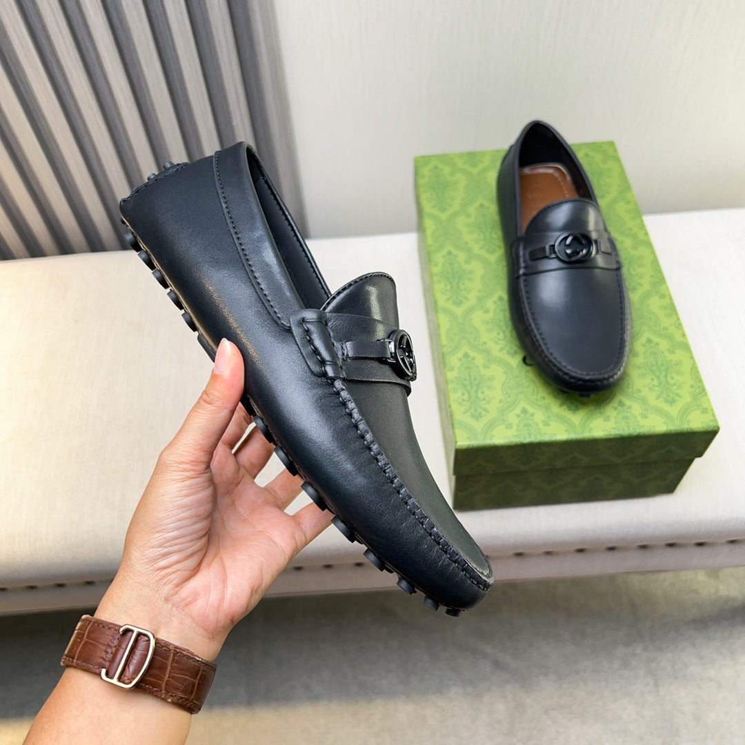 Gucci Premium Leather Loafers
