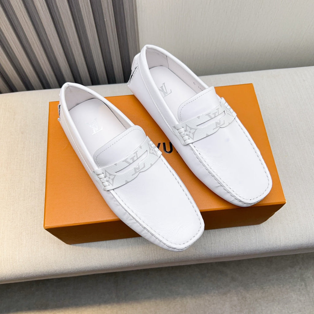 Louis Vuitton Pebbled Leather Driving Shoes
