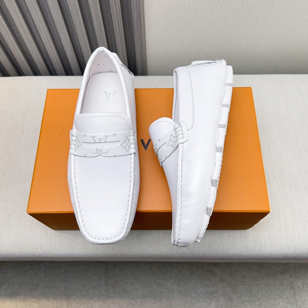 Louis Vuitton Pebbled Leather Driving Shoes