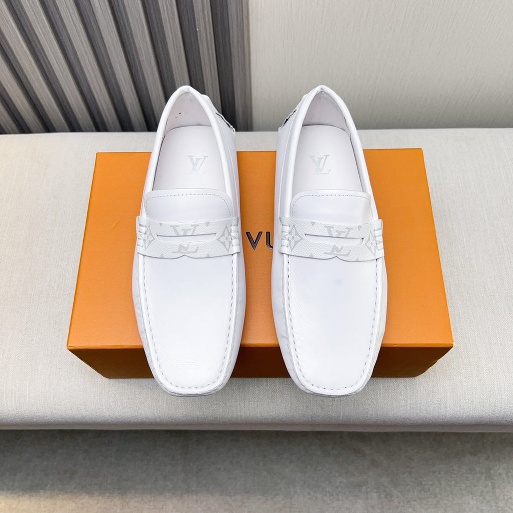 Louis Vuitton Pebbled Leather Driving Shoes