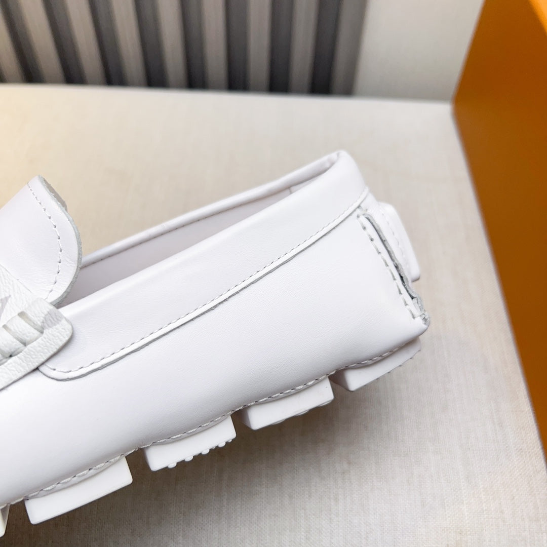 Louis Vuitton Pebbled Leather Driving Shoes