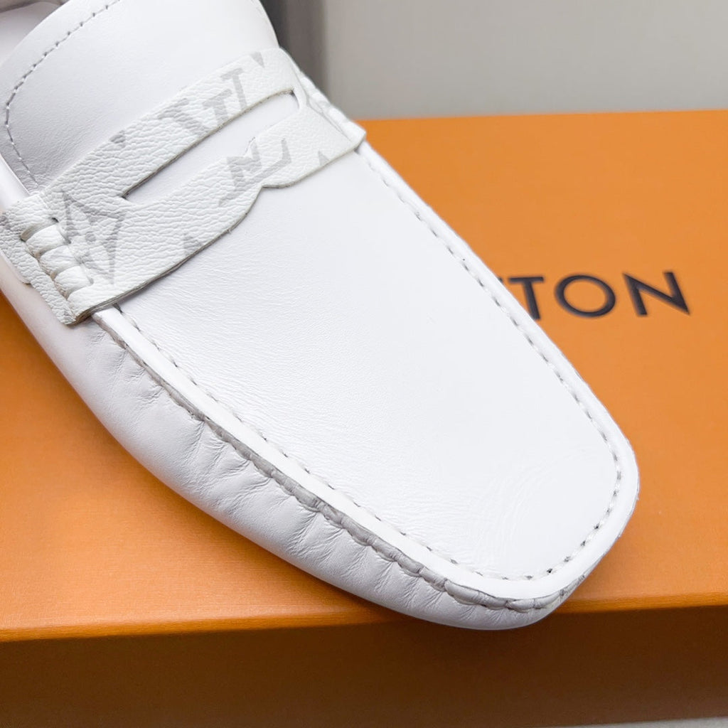 Louis Vuitton Pebbled Leather Driving Shoes