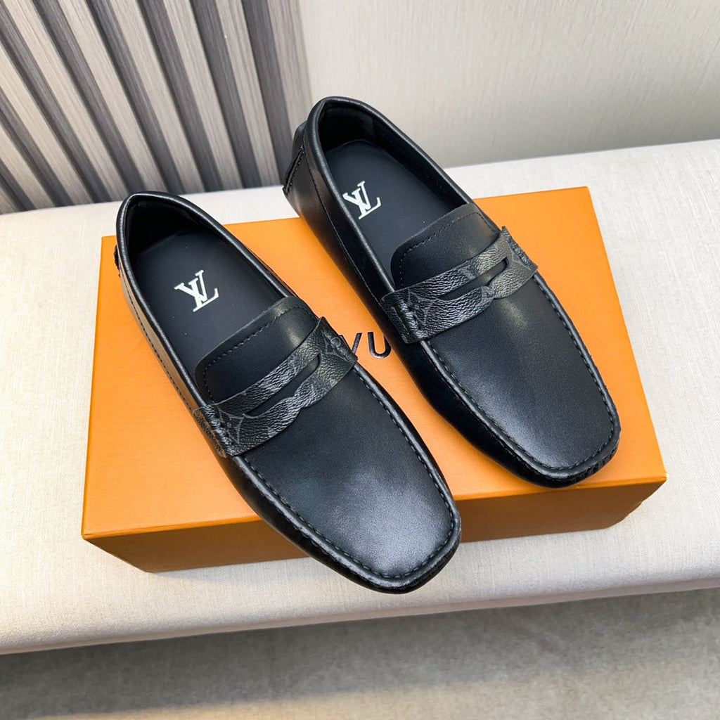 Louis Vuitton Pebbled Leather Driving Shoes