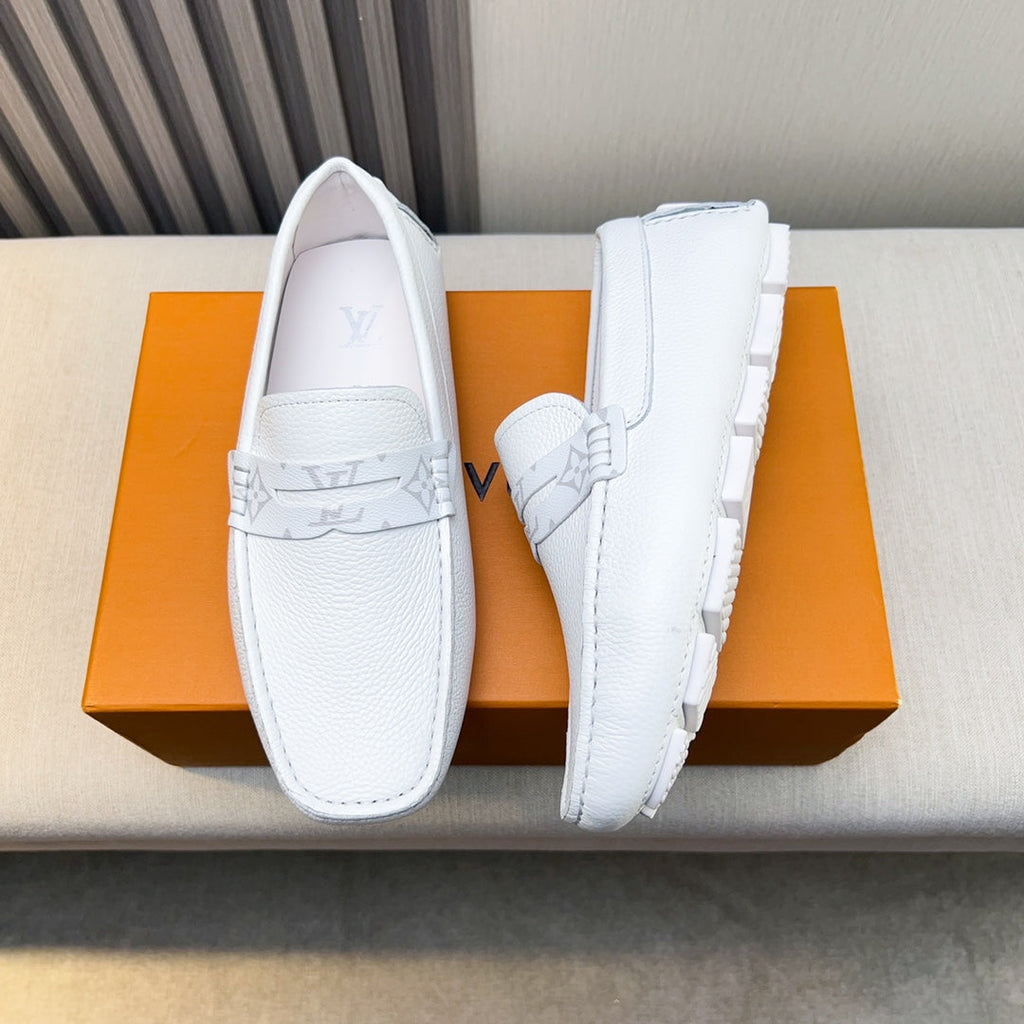 Louis Vuitton Pebbled Leather Driving Shoes