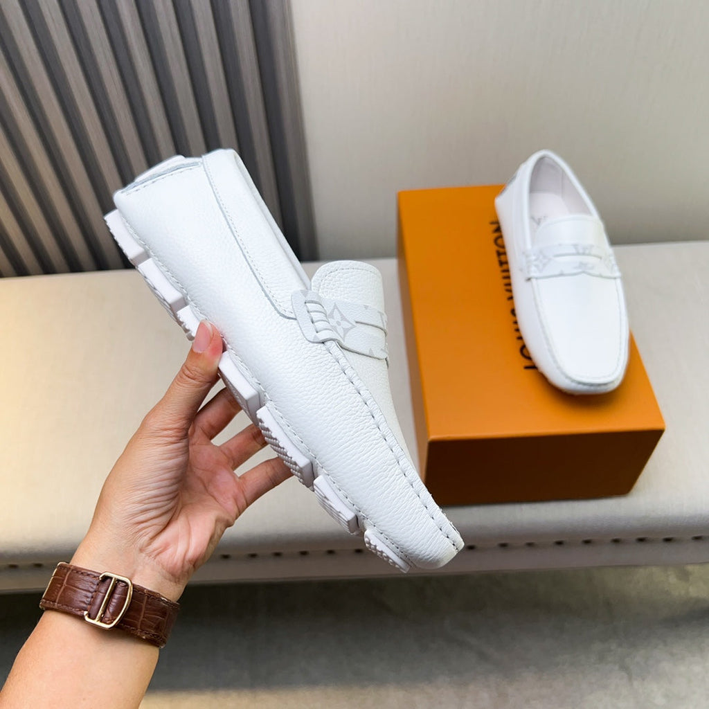 Louis Vuitton Pebbled Leather Driving Shoes