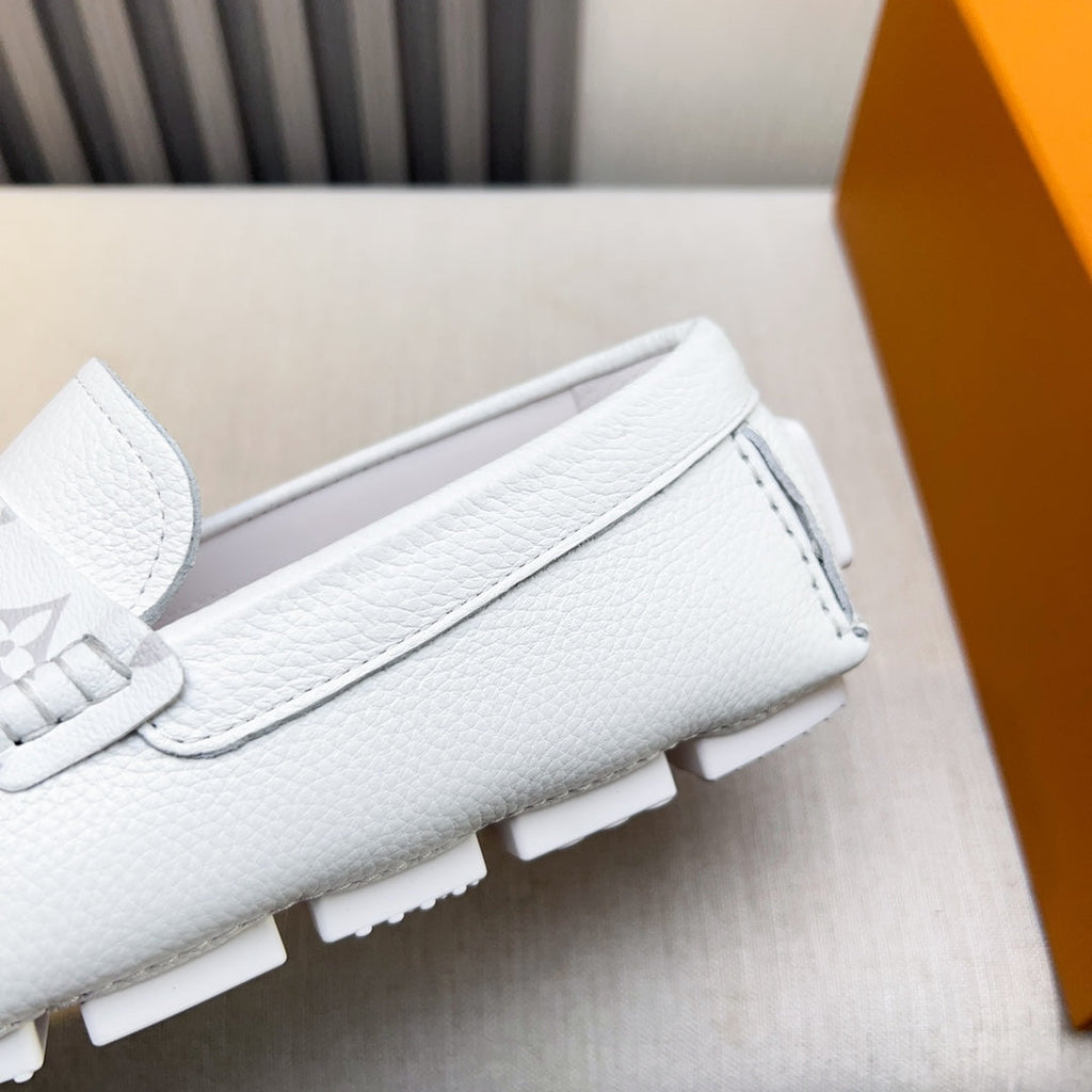 Louis Vuitton Pebbled Leather Driving Shoes