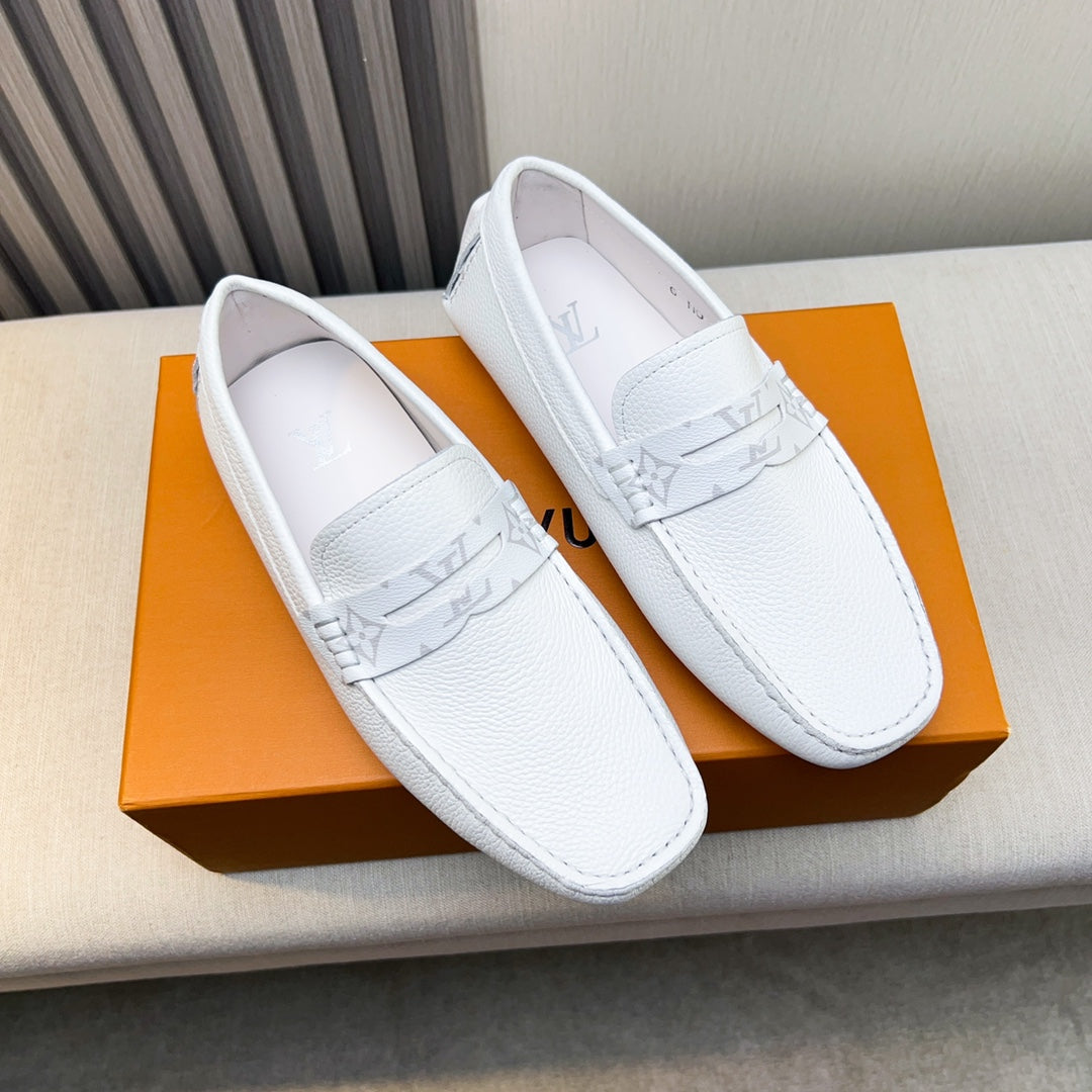 Louis Vuitton Pebbled Leather Driving Shoes