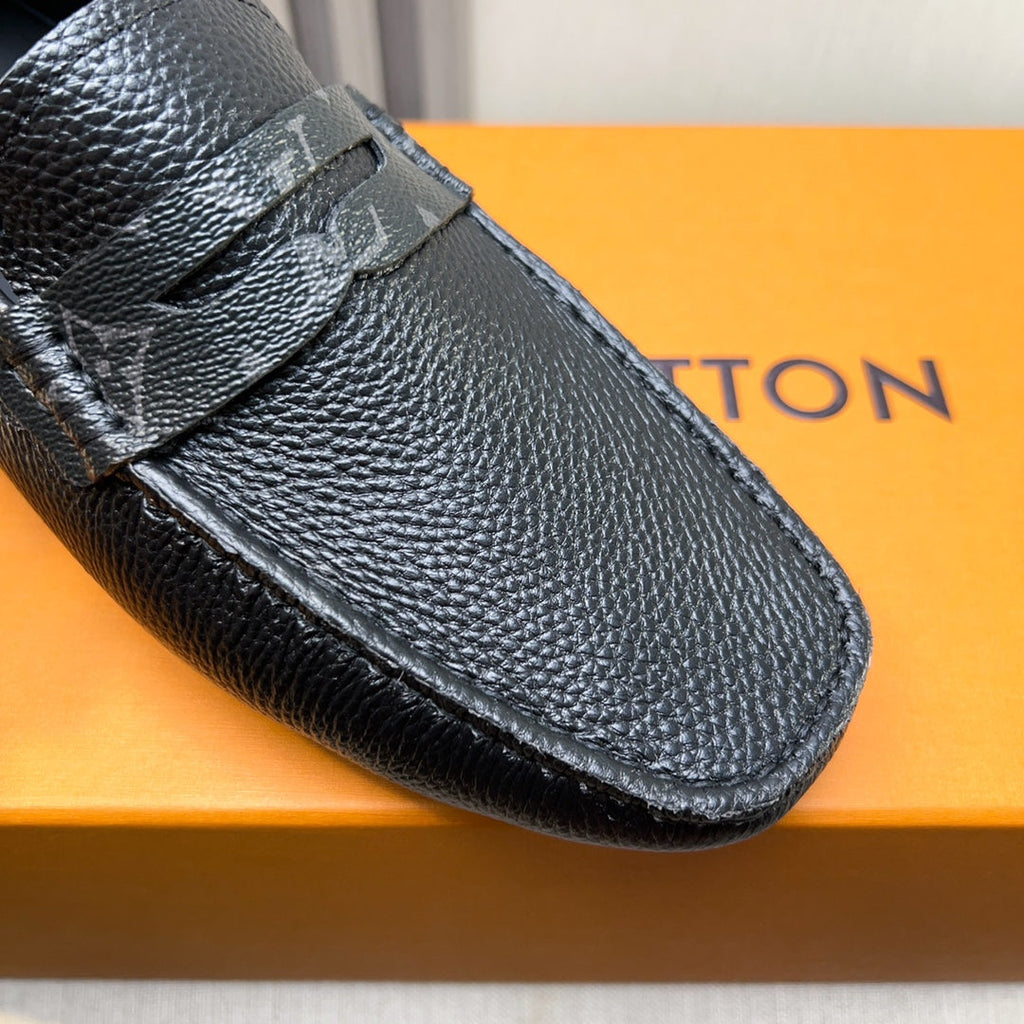Louis Vuitton Pebbled Leather Driving Shoes