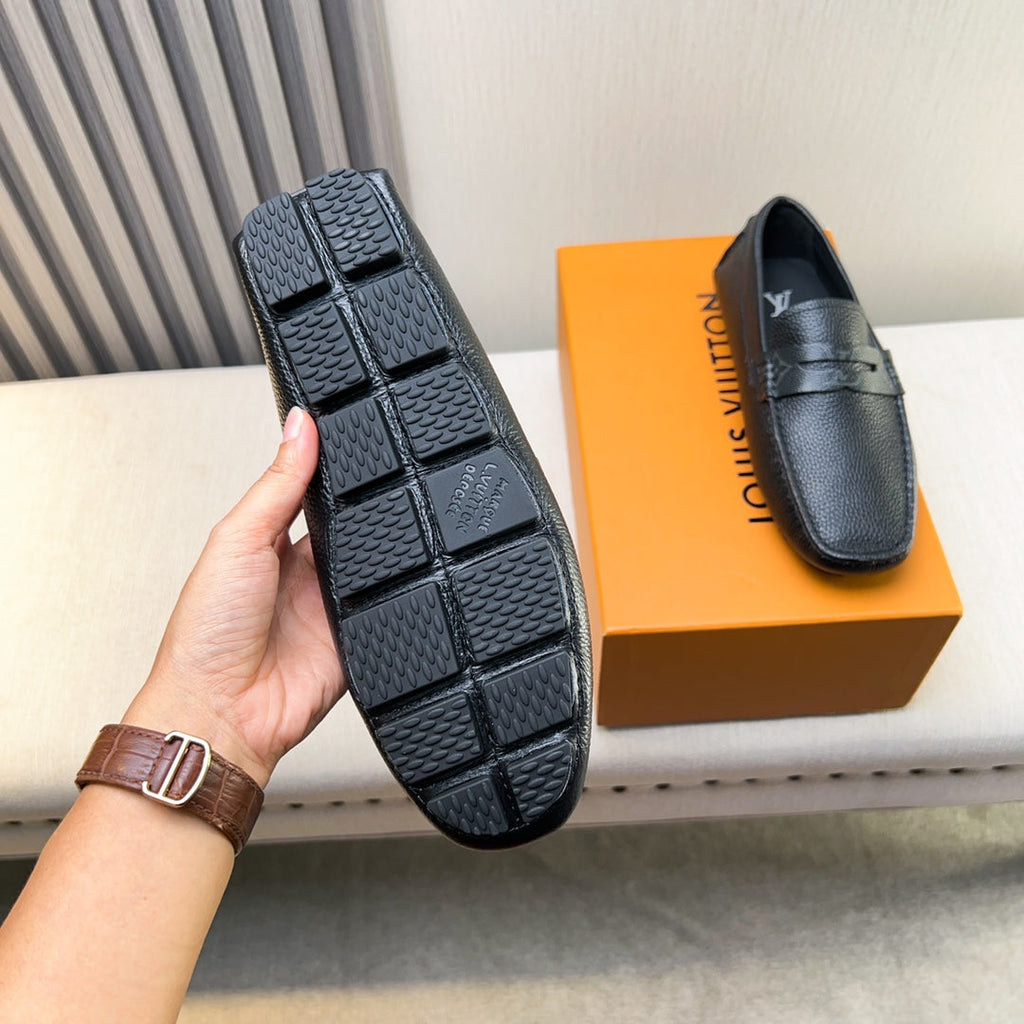 Louis Vuitton Pebbled Leather Driving Shoes