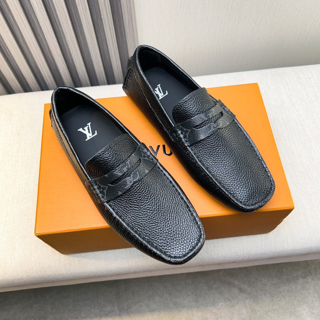 Louis Vuitton Pebbled Leather Driving Shoes