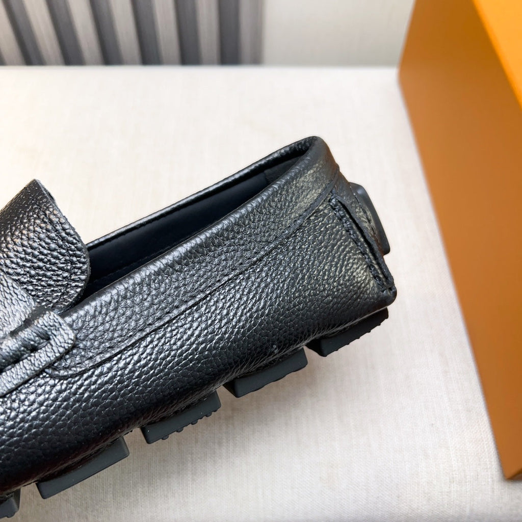 Louis Vuitton Pebbled Leather Driving Shoes