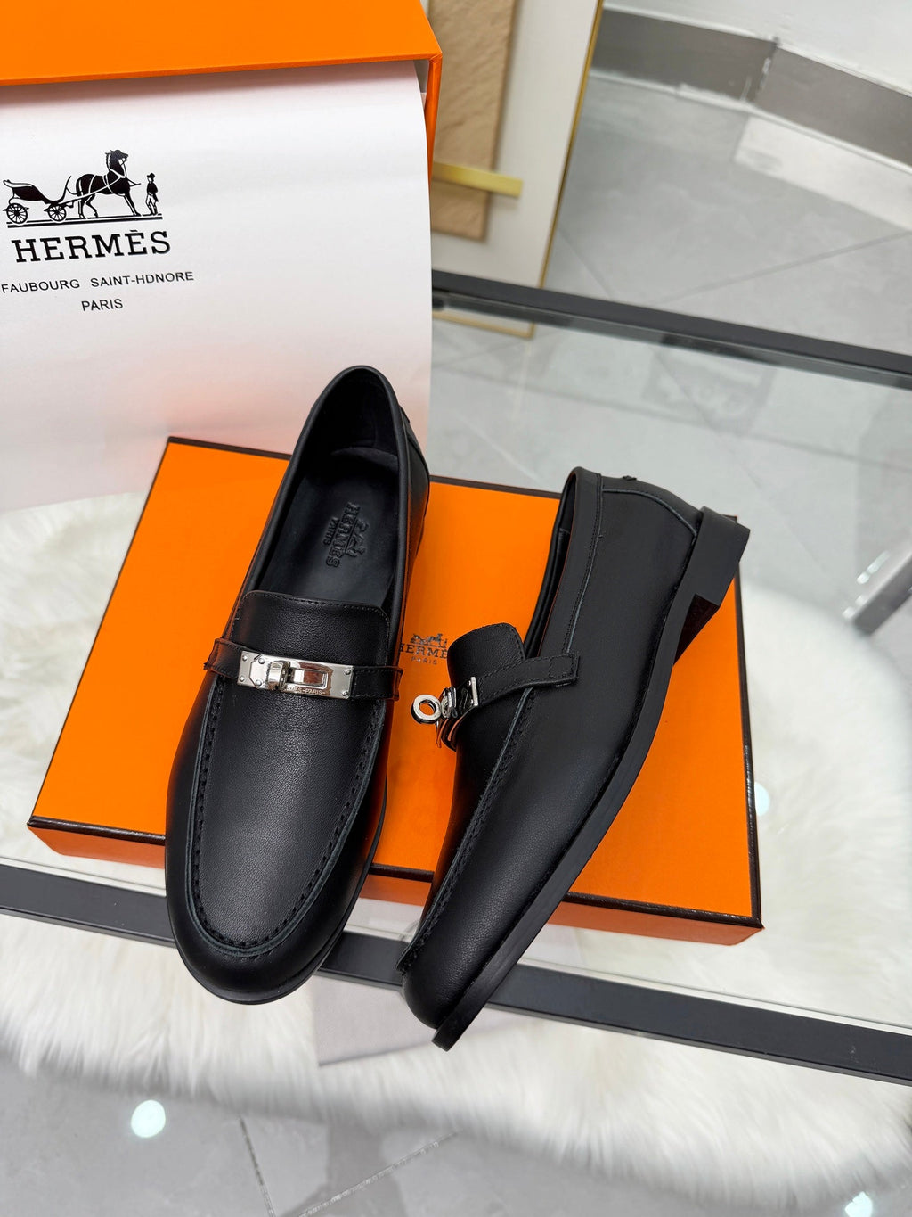 Hermès Classic Leather Sole Sandals
