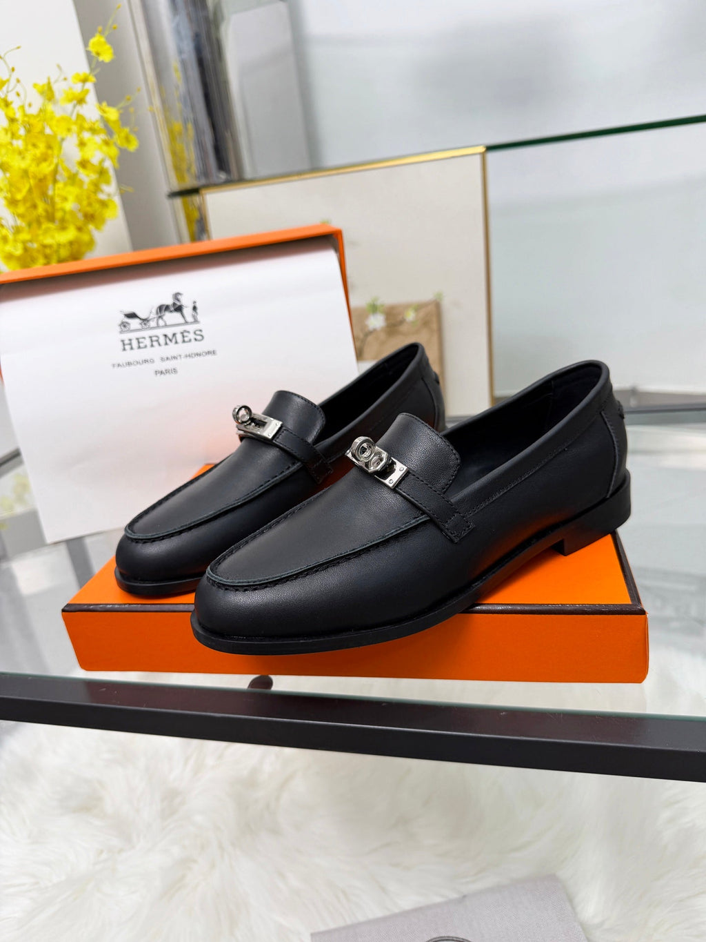 Hermès Classic Leather Sole Sandals