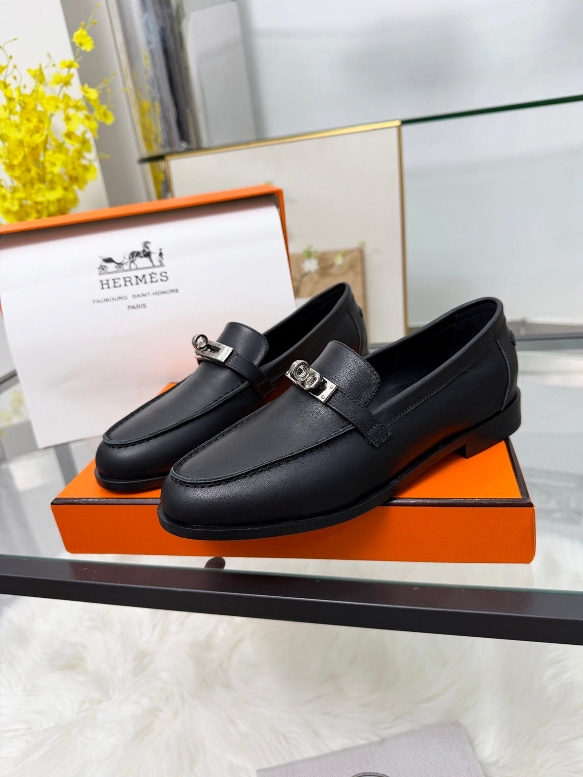 Hermès Classic Leather Sole Sandals