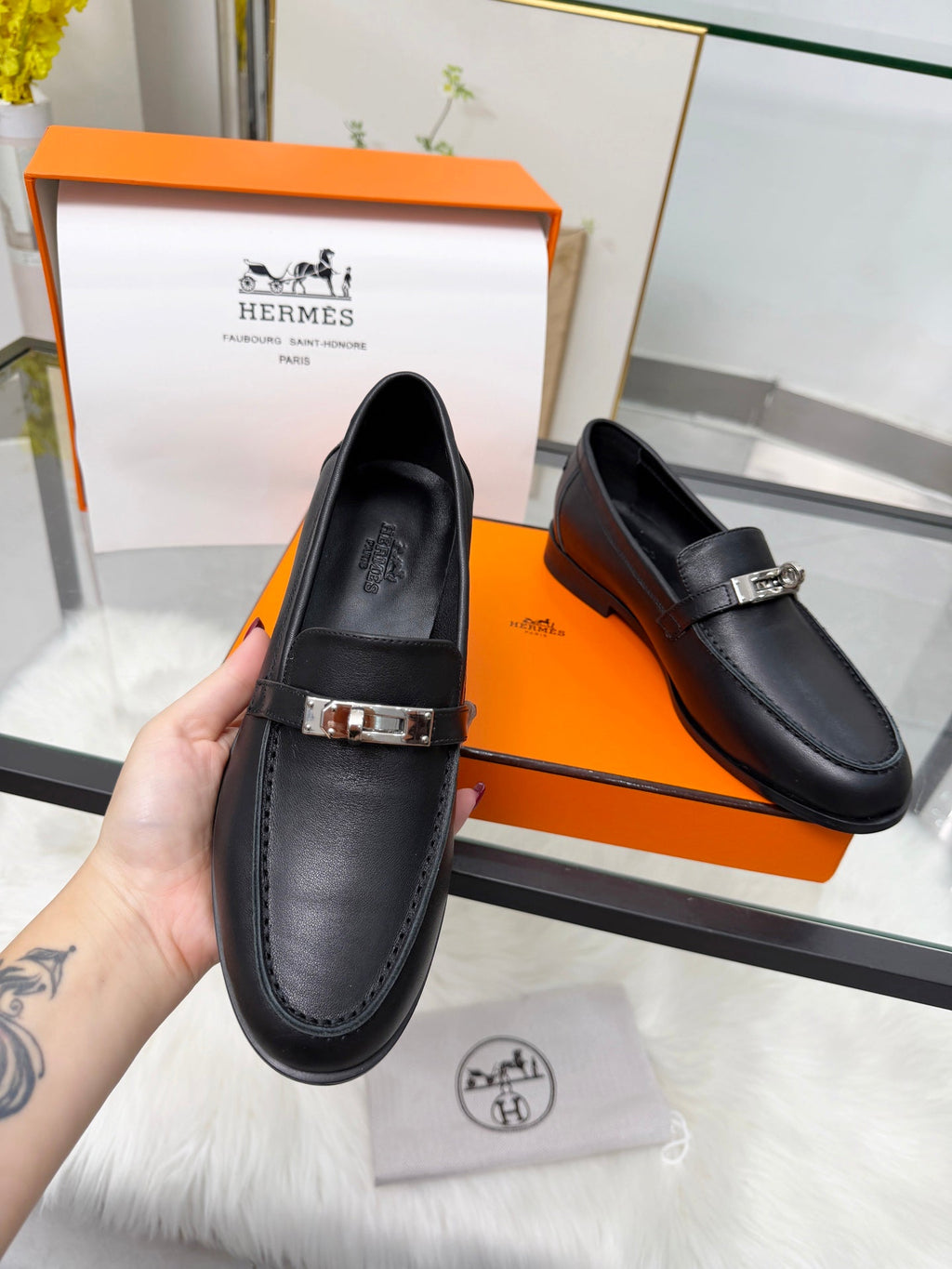 Hermès Classic Leather Sole Sandals