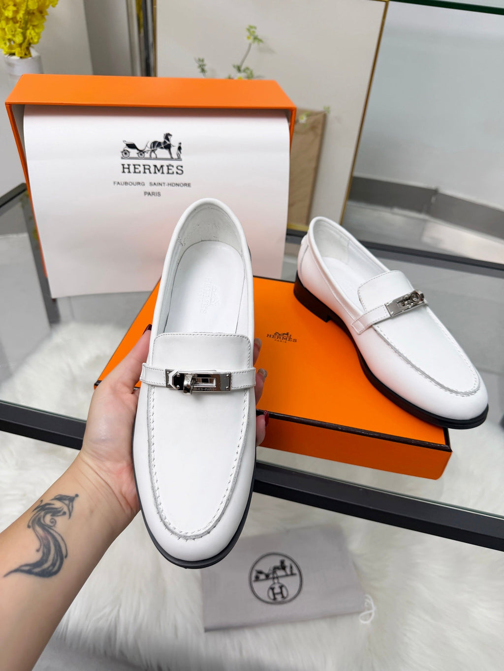 Hermès Classic Leather Sole Sandals