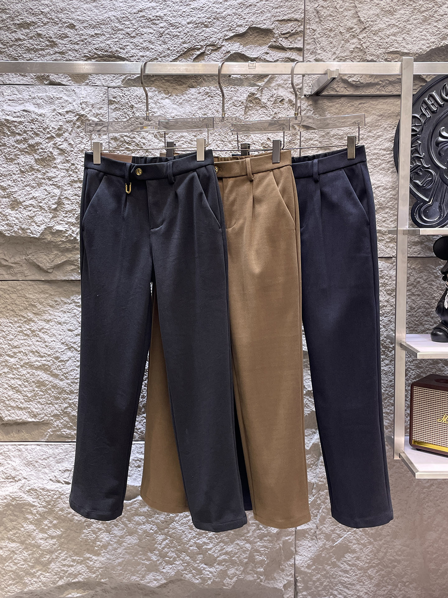 Louis Vuitton Wool Blend Dress Trousers – Autumn/Winter Collection