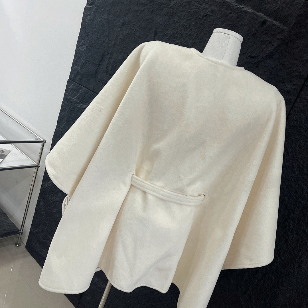 Fendi FF Logo Reversible Wool Cape