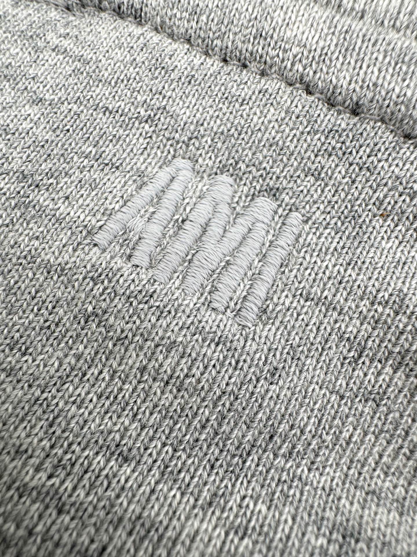Ami Paris Heart Embroidery Zip Jacket