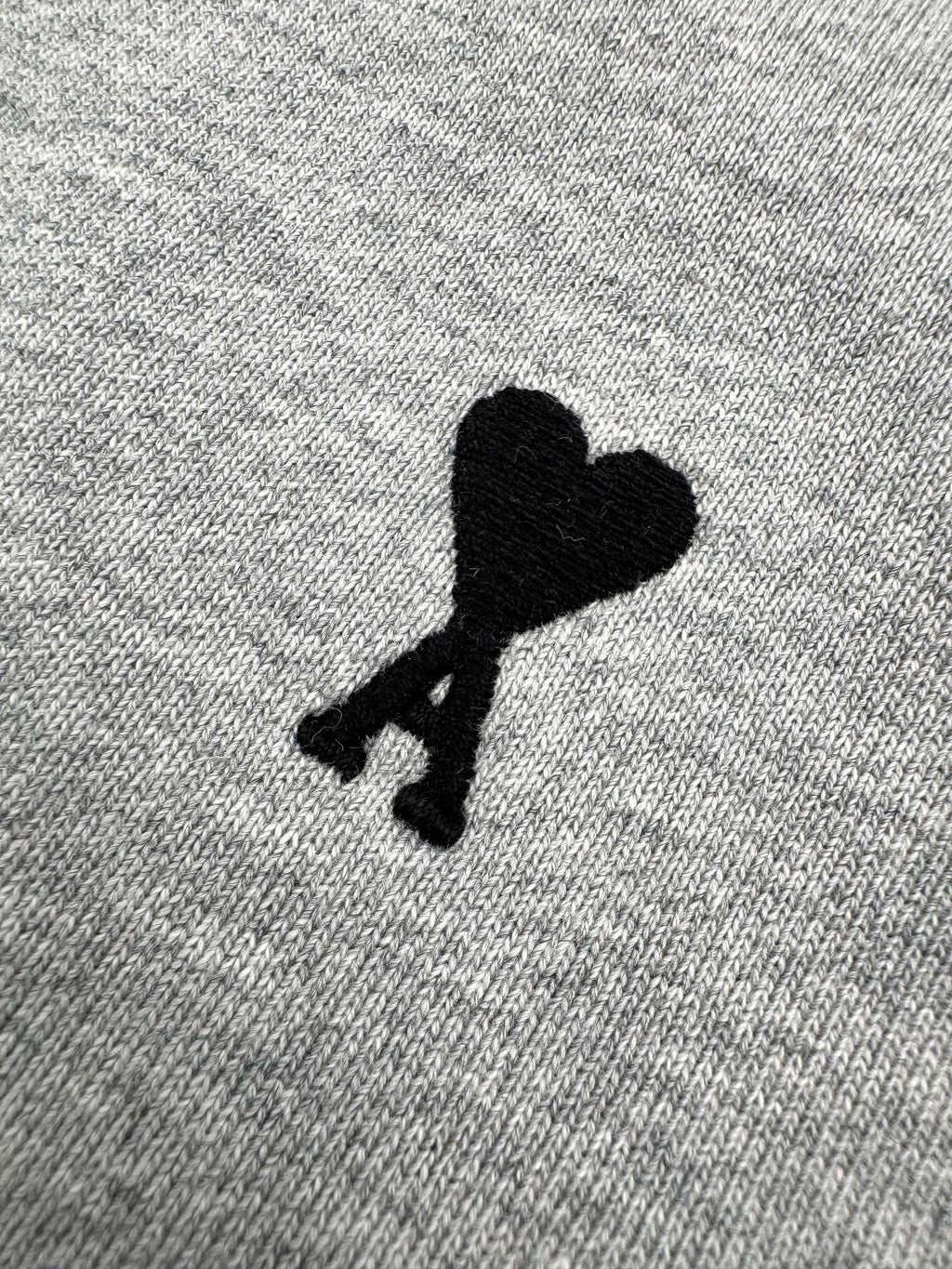 Ami Paris Heart Embroidery Zip Jacket