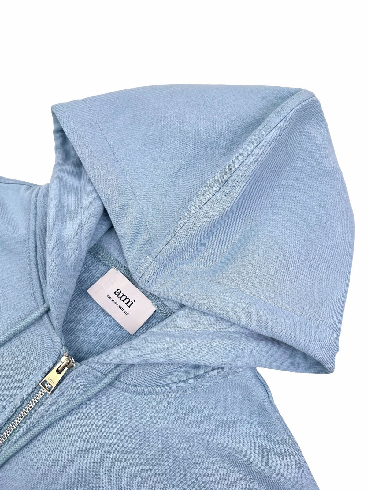 Ami Paris Heart Embroidery Zipper Jacket