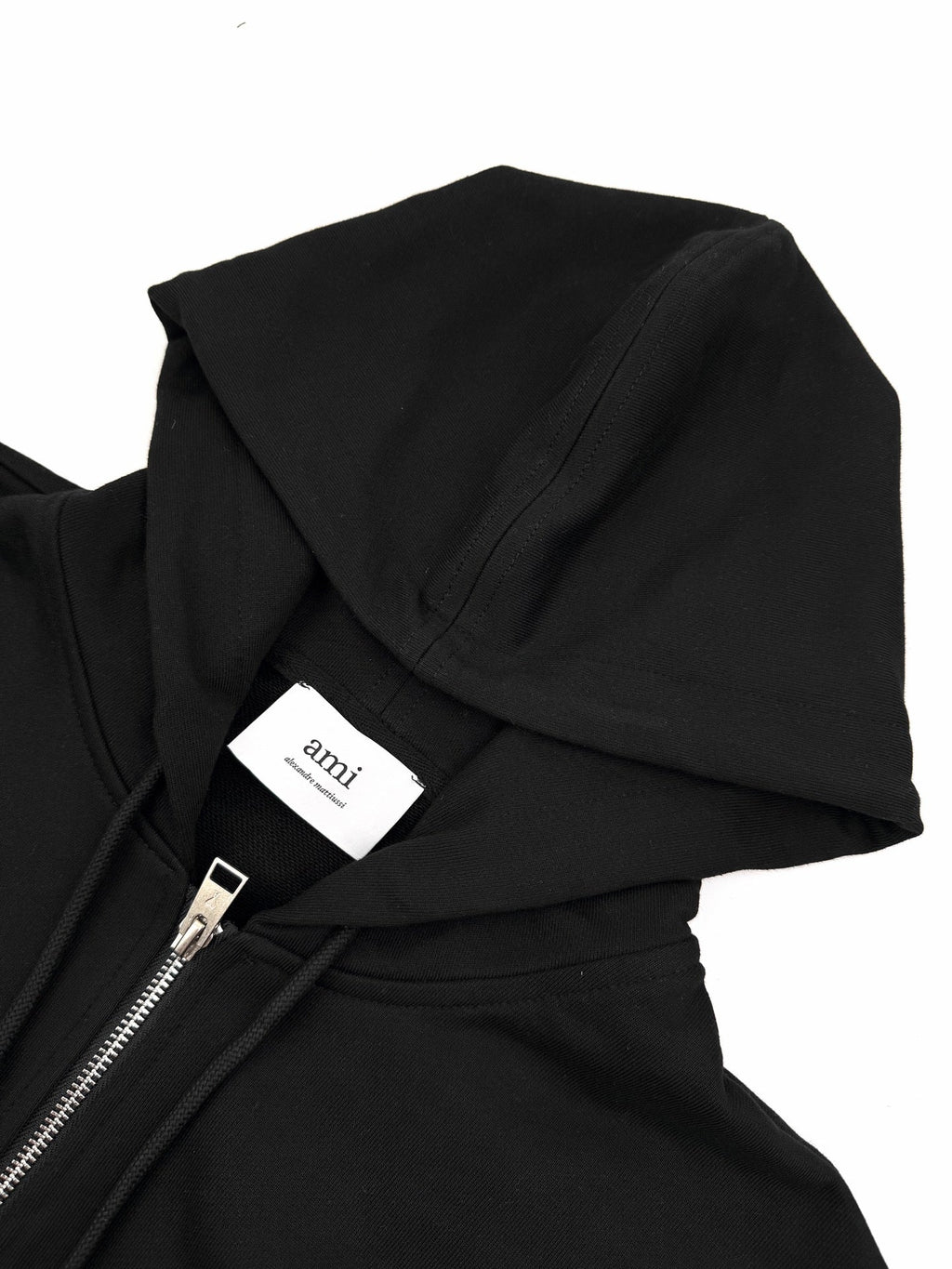 Ami Paris Heart Embroidery Zip Jacket