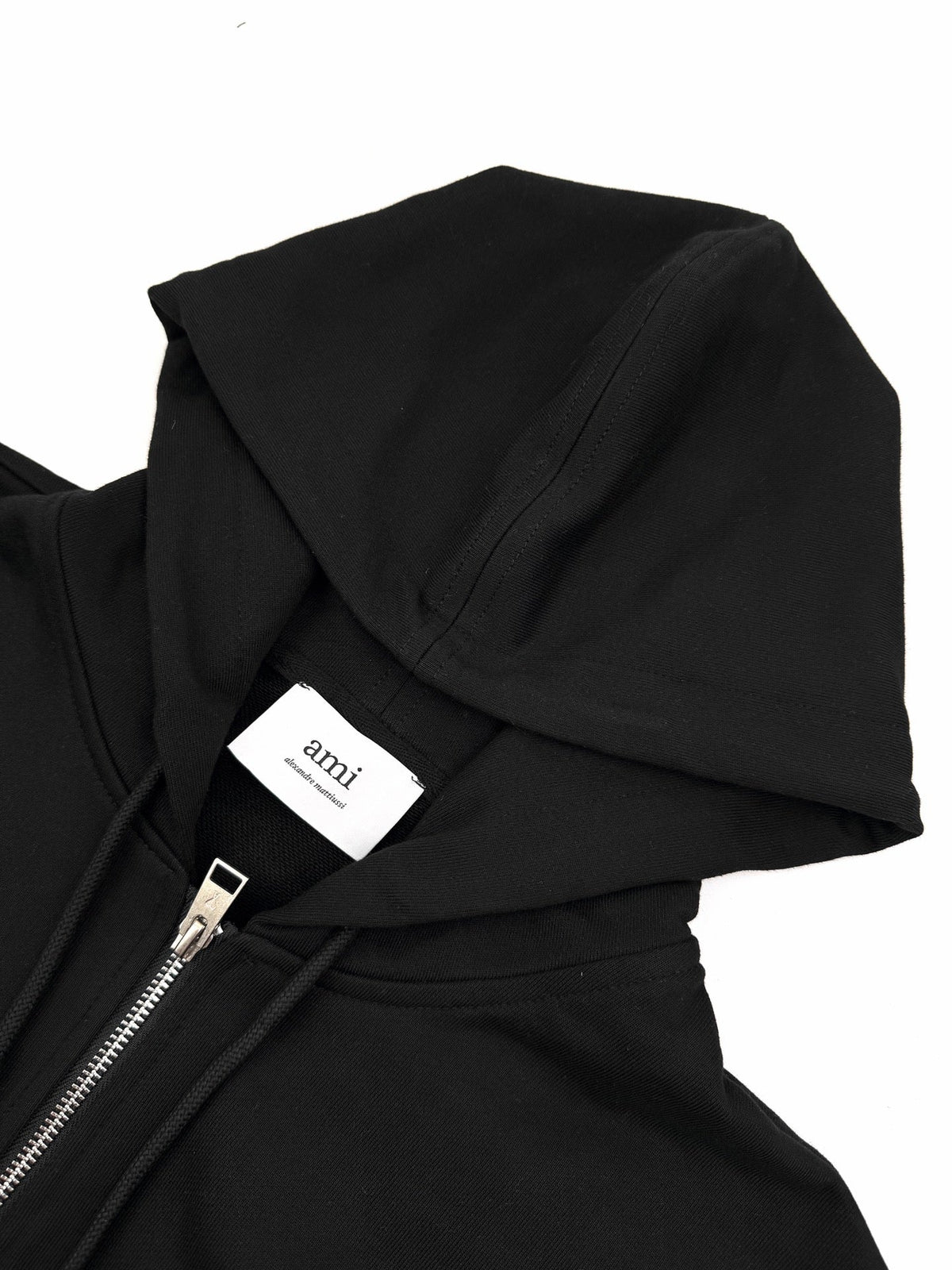 Ami Paris Heart Embroidery Zip Jacket