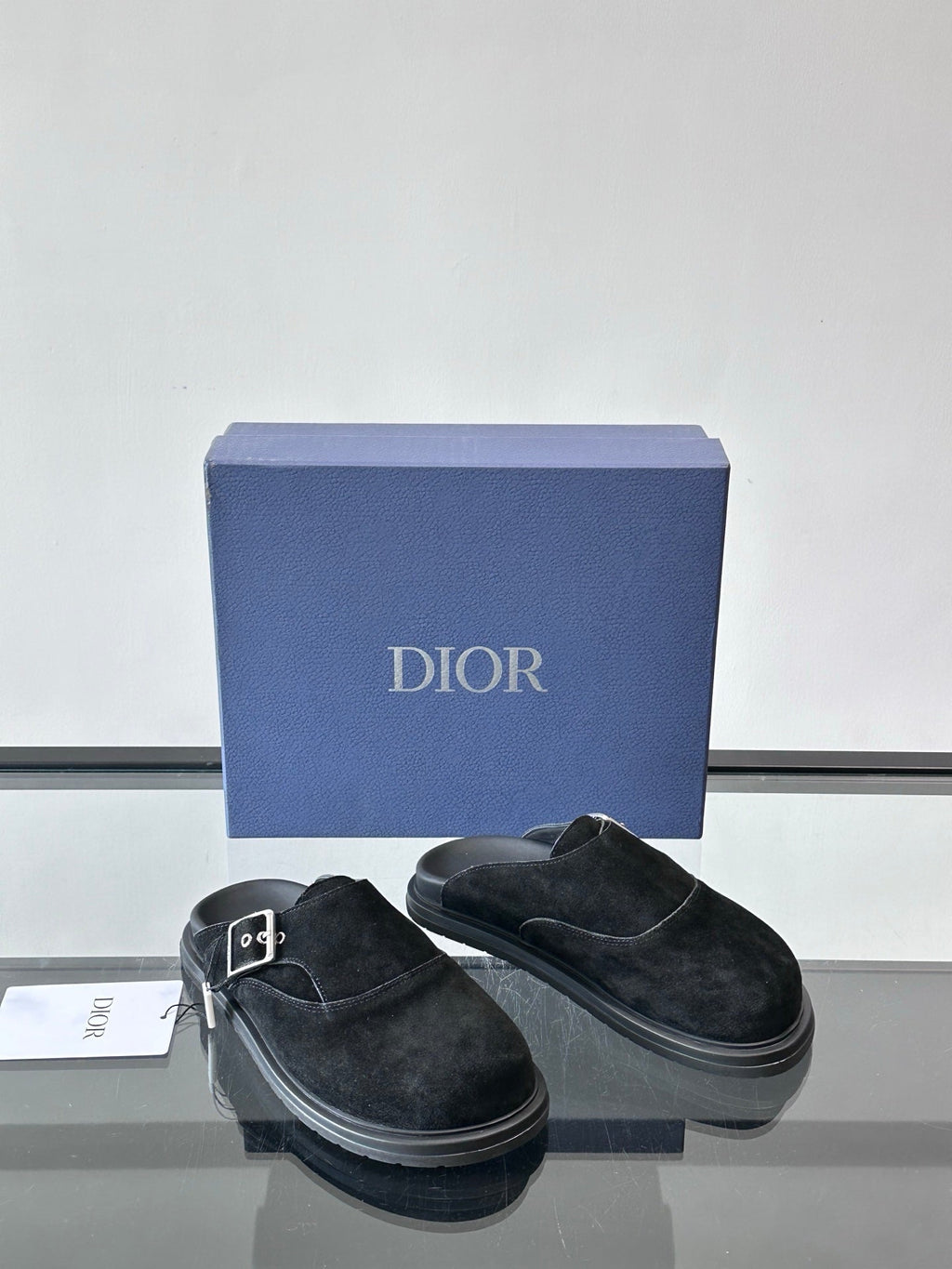 Dior Oblique Closed-Toe Mules