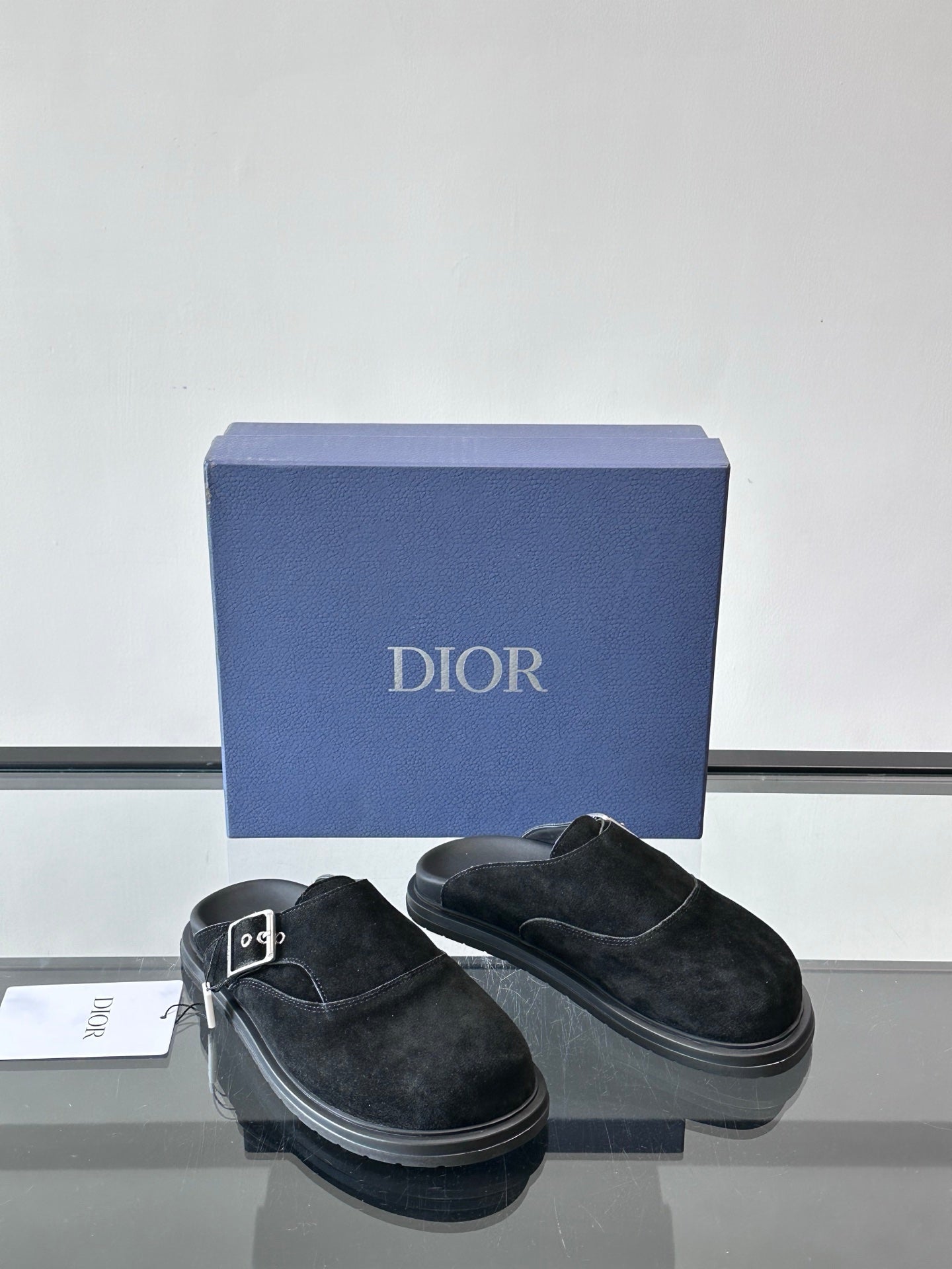 Dior Oblique Closed-Toe Mules