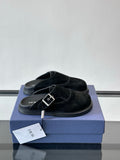 Dior Oblique Closed-Toe Mules